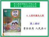 小学政治 (道德与法治)人教部编版六年级上册6 人大代表为人民课前预习课件ppt