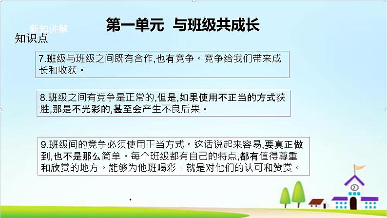 2022—2023学年第一学期四年级上册道德与法治期末知识点复习大串讲精美PPT教学课件+随堂练习（含答案）05