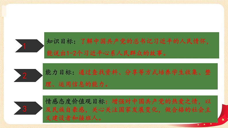 第2讲  一心跟着共产党（第三课时）习近平爷爷心系人民群众（课件）-《习近平新时代中国特色社会主义思想学生读本（小学低年级）》第2页