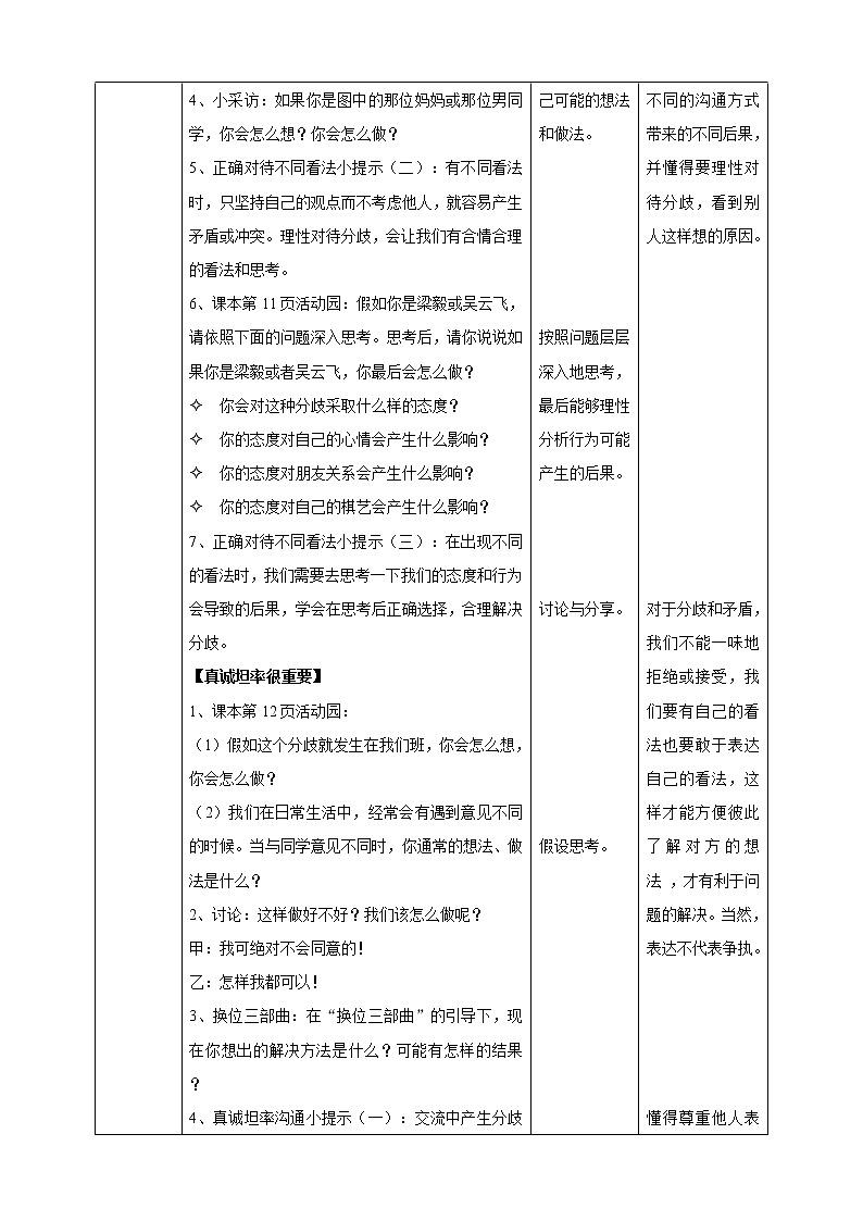 2学会沟通交流  第一课时 教案第2页