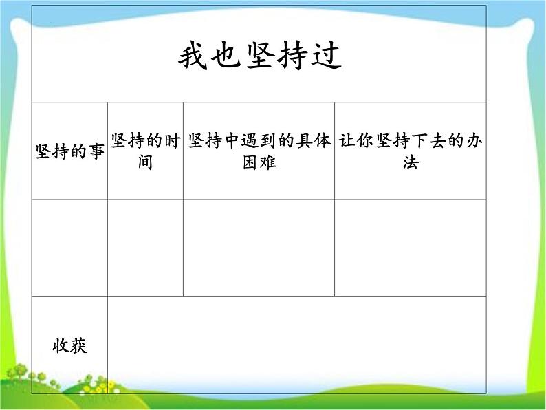 部编版道德与法治二年级下册 15.坚持才会有收获 课件第7页