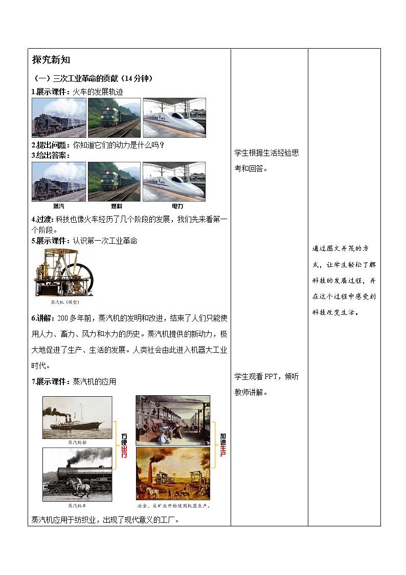 统编小学道德与法治六年级下册《科技发展 造福人类》第2课时示范公开课教案第2页