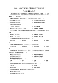 【小升初真题卷】2020-2021学年广东省韶关市新丰县部编版六年级下册期末考试道德与法治试卷（原卷版+解析版）