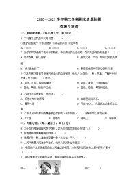 【小升初真题卷】2020-2021学年河南省安阳市殷都区部编版六年级下册期末考试道德与法治试卷（原卷版+解析版）