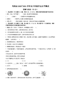 【小升初真题卷】2020_2021学年陕西省安康市旬阳县部编版六年级下册期末学业水平测试道德与法治试卷（原卷版+解析版）