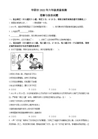 【小升初真题卷】2021-2022学年陕西省渭南市华阴市部编版六年级下册期末质量检测道德与法治试卷（原卷版+解析版）