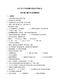 2023年小升初道德与法治专题过关练08：综合篇之遵守社会道德规范（含答案及解析）