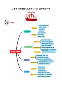 道德与法制l三年级下册 第一单元：我和我的同伴 知识点归纳