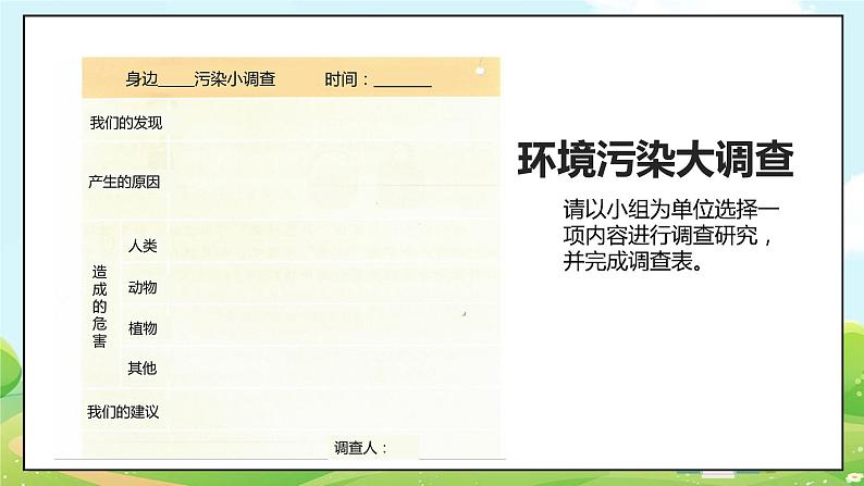 人教部编版道德与法治四年级上册10《我们所了解的环境污染》第二课时（课件+教案+素材）05