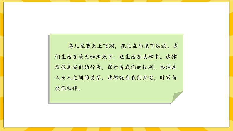 部编版道德与法治六年级上册1《感受生活中的法律》课件03