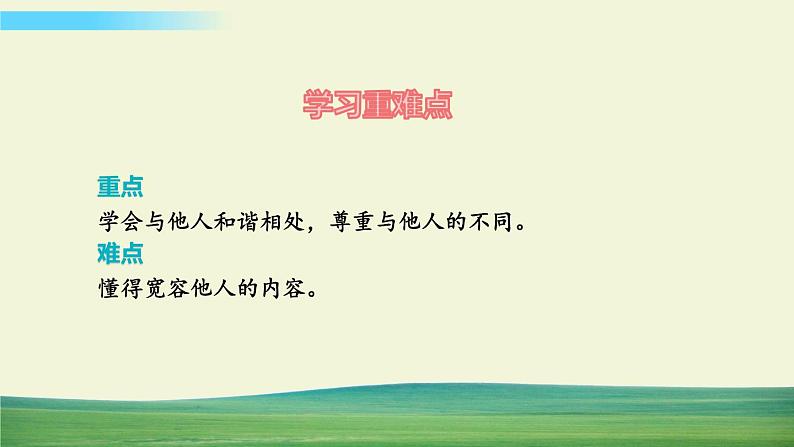 六年级下册道德与法治（第一单元  第二课）学会宽容课件03