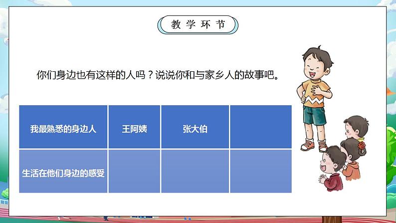 【核心素养目标】部编版小学道法二年级上册 第15课 可亲可敬的家乡人 课件06