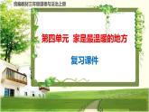 三年级道德与法治上册第4单元《家是最温暖的地方》复习课件