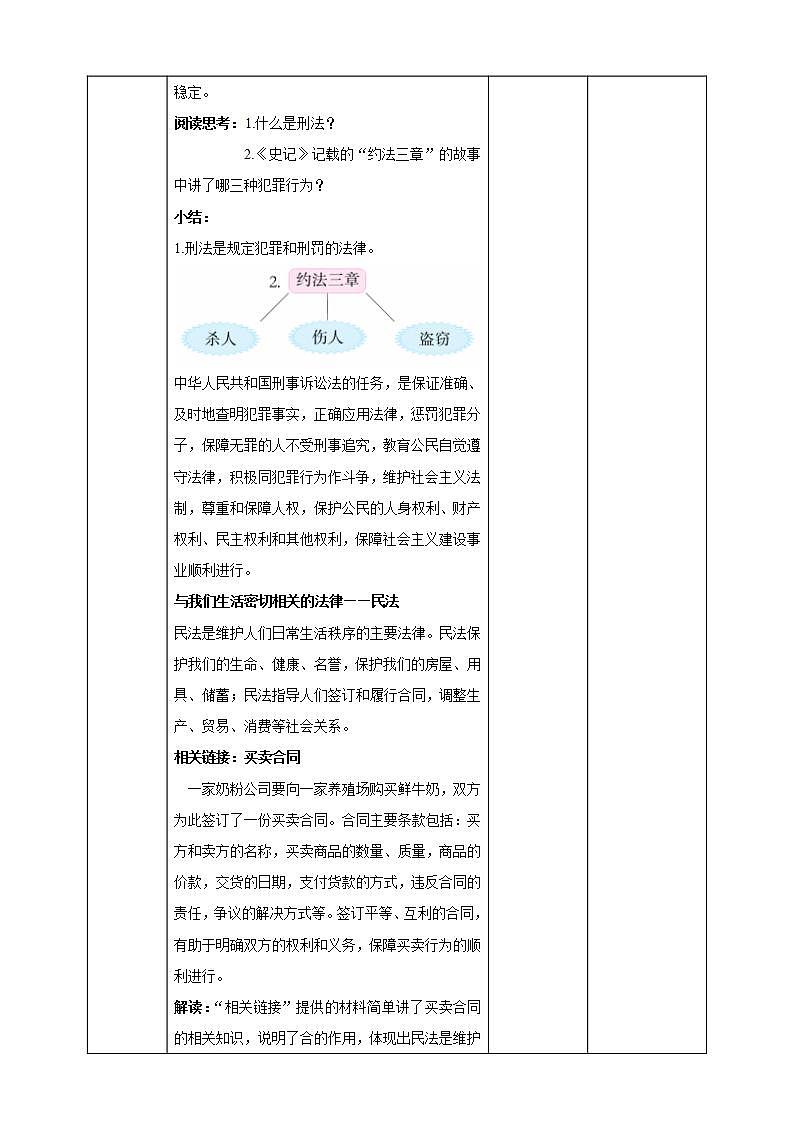 道德与法治部编版六年级上1.1《感受生活中的法律 第2课时 生活与法律》课件+教案+练习+素材03