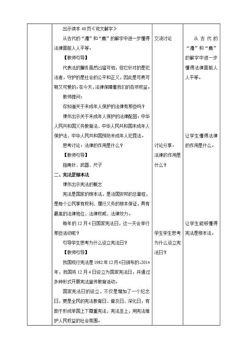 第7讲《法律是治国之重器》教学设计02