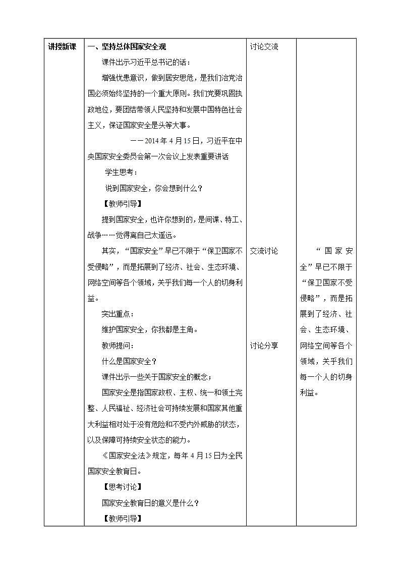 第11讲《国家安全是头等大事》教学课件+教学设计02
