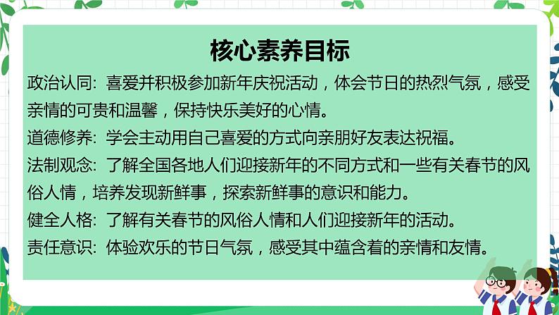 【核心素养目标】道法一上15《快乐过新年》课件+教案02