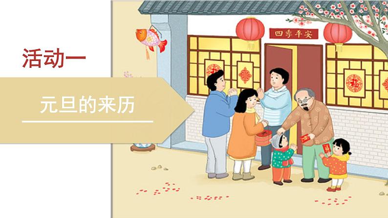 【核心素养目标】道法一上15《快乐过新年》课件+教案05