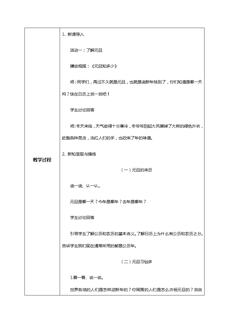 【核心素养目标】道法一上15《快乐过新年》课件+教案02
