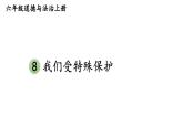 小学道德与法治部编版六年级上册8 我们受特殊保护教学课件（2023秋）