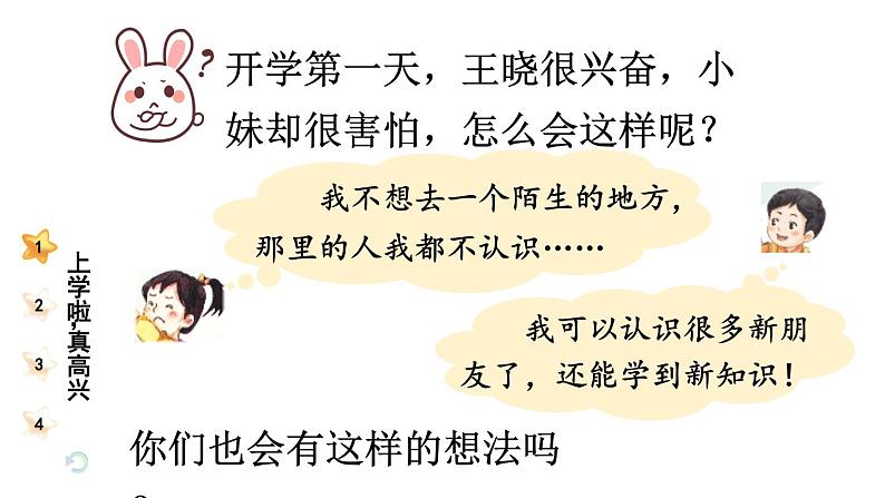 小学道德与法治部编版一年级上册1 开开心心上学去教学课件（2023秋）第8页