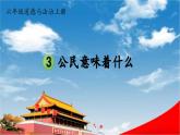 统编版道德与法治小学六年级上册《3 公民意味着什么》课堂教学课件PPT公开课