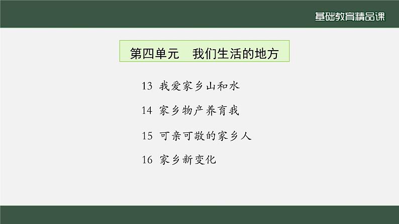 小学道德与法治二年级下册13 我爱家乡山和水1课件第2页