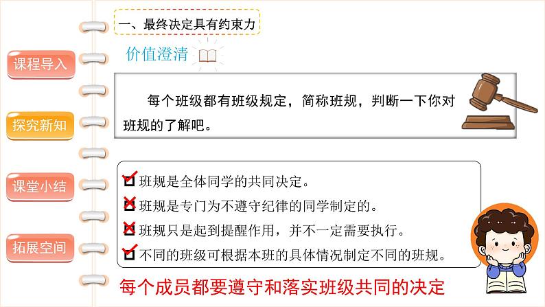 道德与法治 五年级上册  协商决定班级事务 (第三课时）精品课件第4页