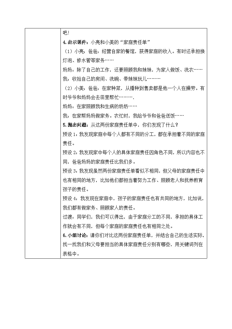 第2课《让我们的家更美好》教案02