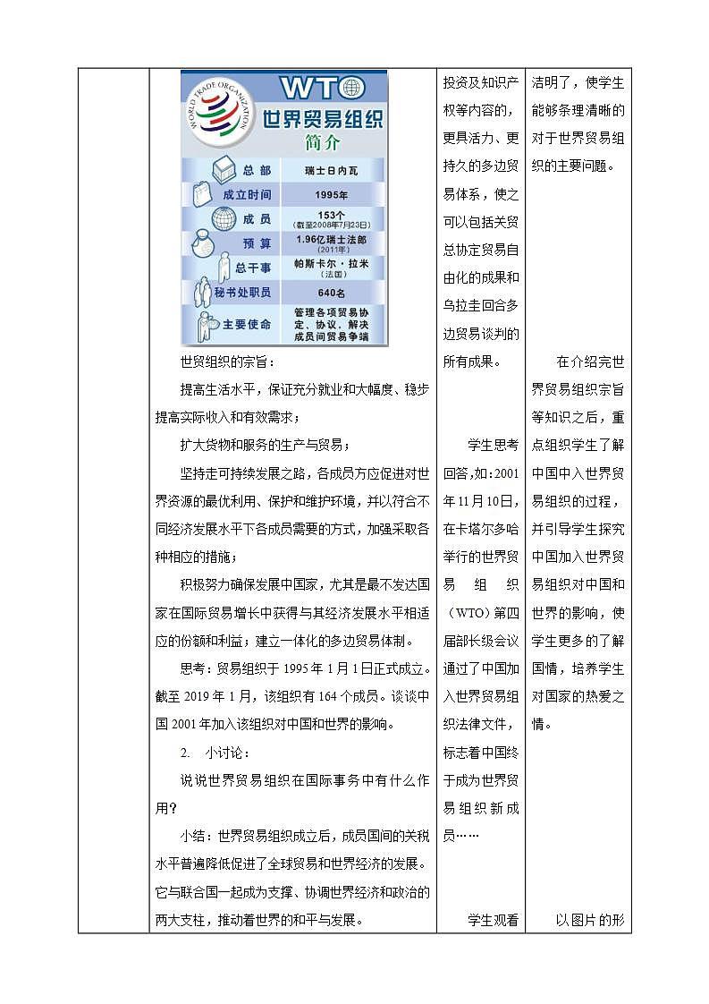 【核心素养】4.9 《日益重要的国际组织》 第二课时 课件+教案02