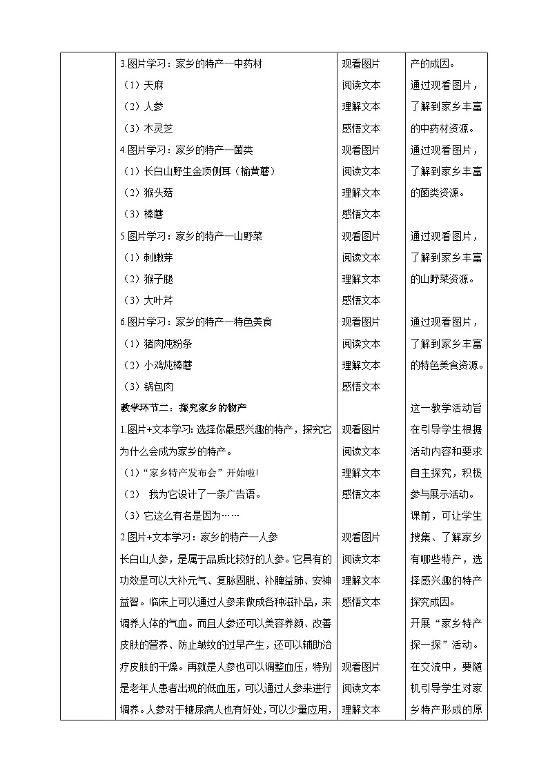 三年级下册道德与法治第七课《请到我的家乡来》教案教学设计（第二课时）02