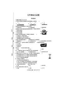 江苏省徐州市丰县2023-2024学年五年级上学期1月期末道德与法治试题