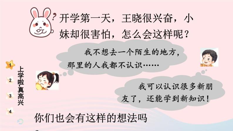 2023一年级道德与法治上册第一单元我是小学生啦1开开心心上学去课件08