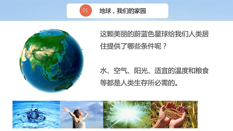 核心素养目标4.1地球，我们的家园第一课时——我们生存的家园 课件PPT+教案+练习05