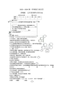 河北省邢台市威县第四小学2023-2024学年五年级上学期智力闯关（四）月考道德与法治试题