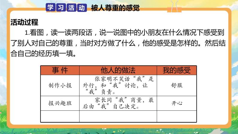 部编版六年级下册1.学会尊重第三课时 课件 +教案06