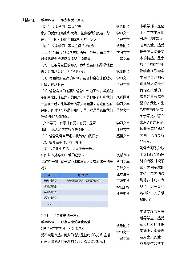 【核心素养目标】一年级下册道德与法治第10课《家人的爱》PPT教学课件（第二课时）+素材+教案教学设计02