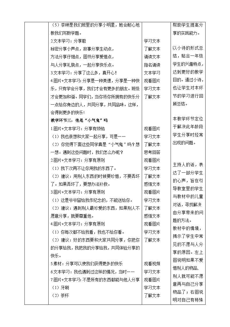 【核心素养目标】一年级下册道德与法治第15课《分享真快乐》PPT教学课件（第二课时）+素材+教案教学设计03