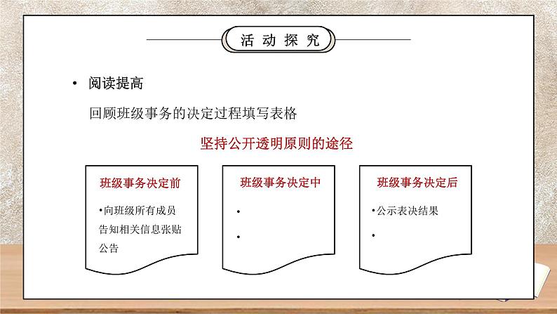 部编版五年级道德与法治上册第二单元《我们是班级的主人-协商决定班级事务》第二课时PPT课件07