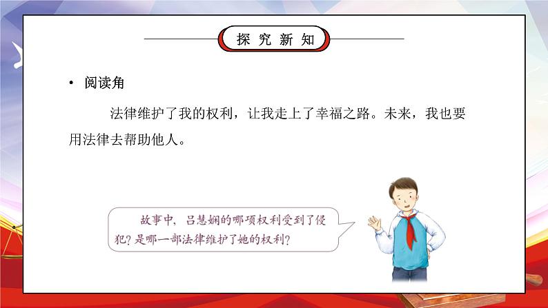 部编版六年级道德与法治上册第四单元《法律保护我们健康成长-知法守法依法维权》第一课时PPT课件05