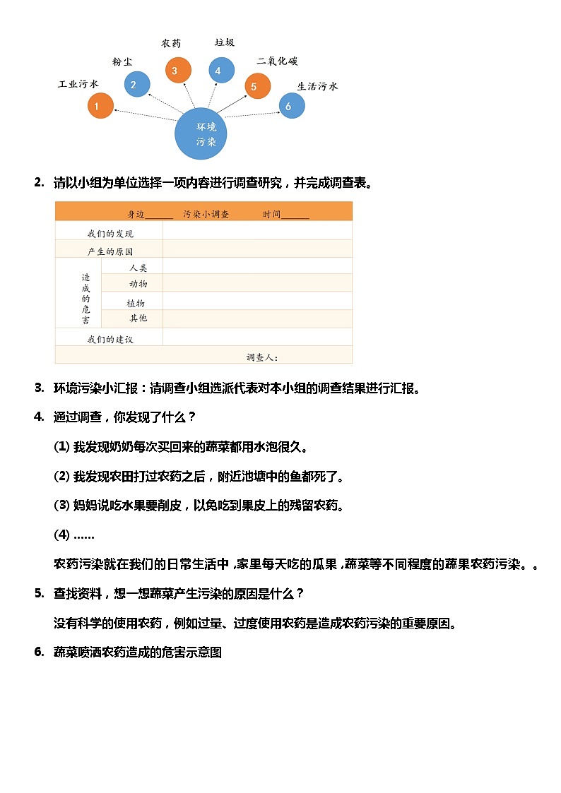 【核心素养目标】10.2 我们所了解的环境污染  第二课时 教案设计第2页