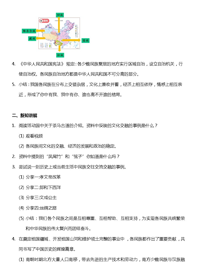 【核心素养目标】五上道法  7.2 中华民族一家亲 第二课时 （课件+教案+素材）02