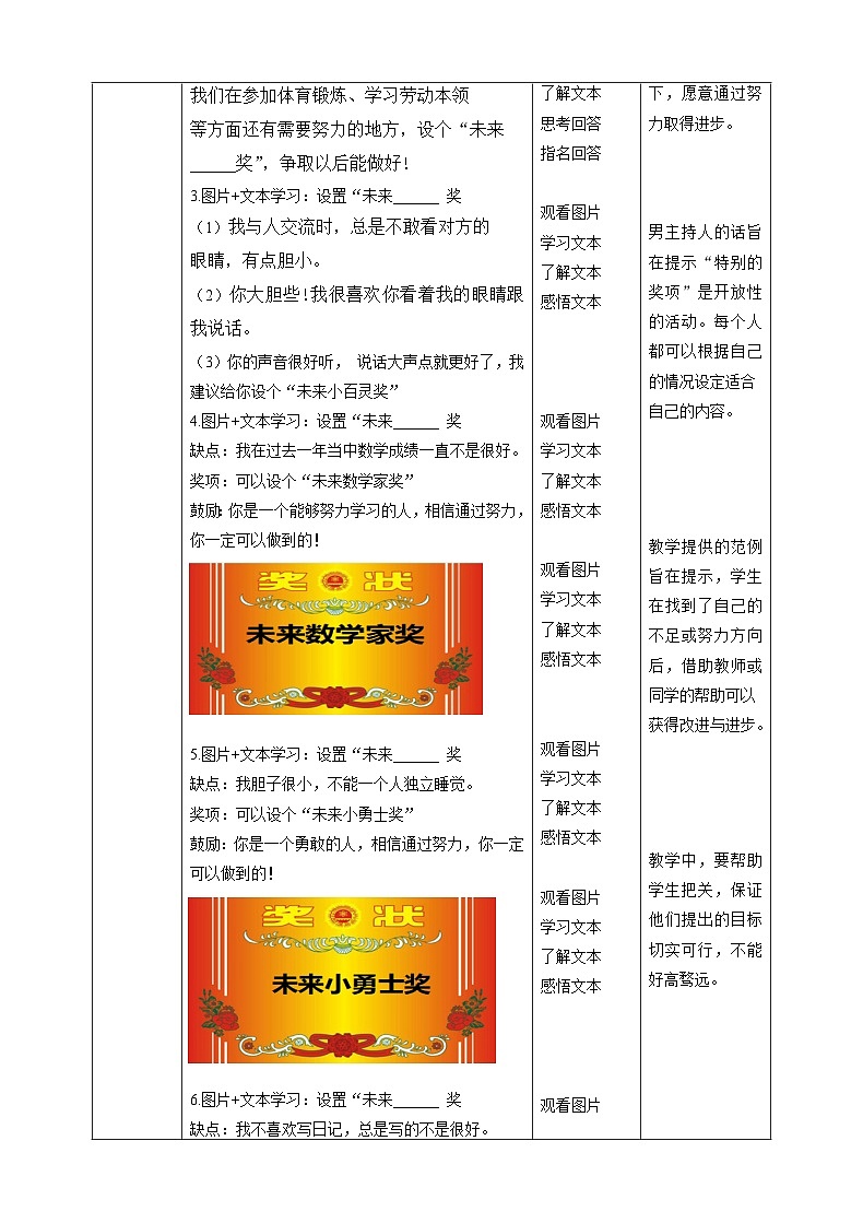 【新课标】二年级下册道德与法治第16课《奖励一下自己》教案教学设计（第二课时）02