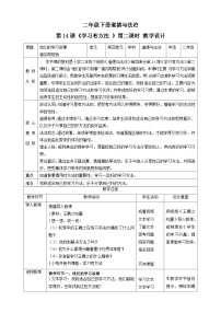 小学政治 (道德与法治)14 学习有方法一等奖第二课时教案设计