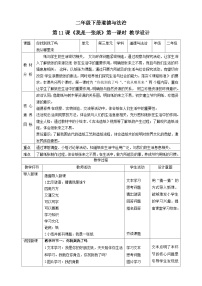 人教部编版二年级下册第三单元 绿色小卫士11 我是一张纸获奖第一课时教学设计