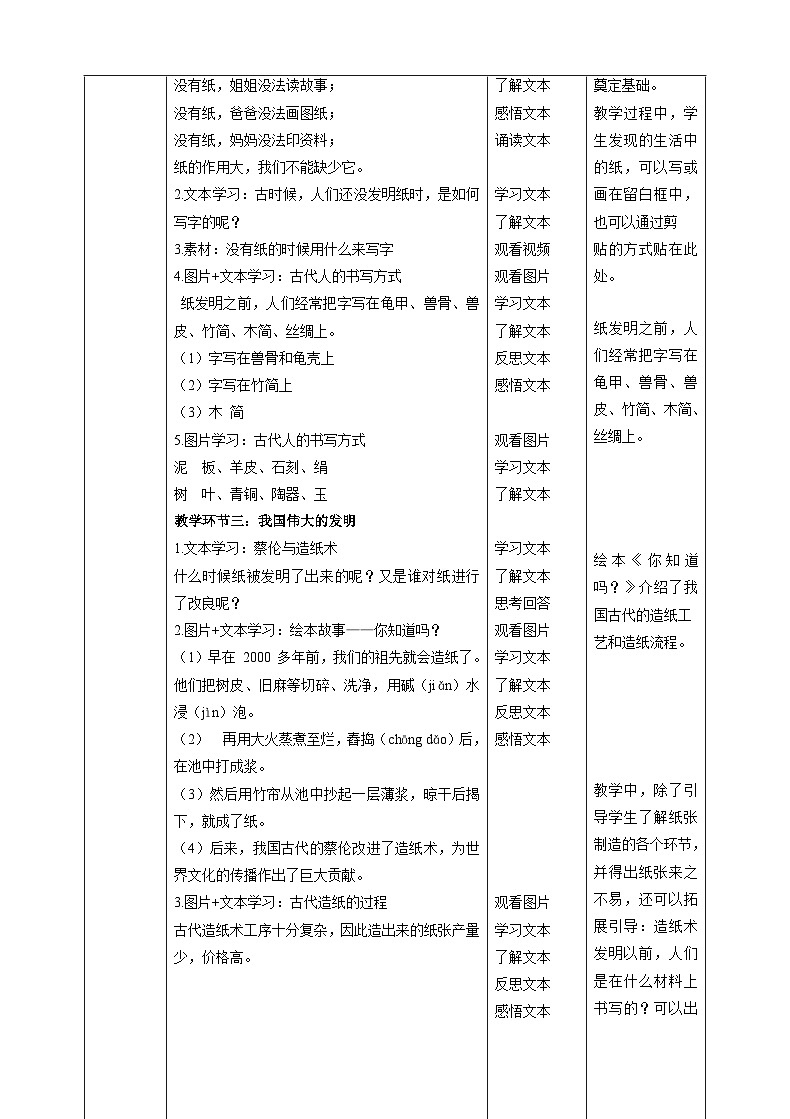 【新课标】二年级下册道德与法治第11课《我是一张纸》教案教学设计（第一课时）03