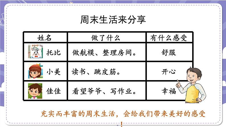 【核心素养】部编版道德与法治二上2《周末巧安排》第1课时(课件+教案)05