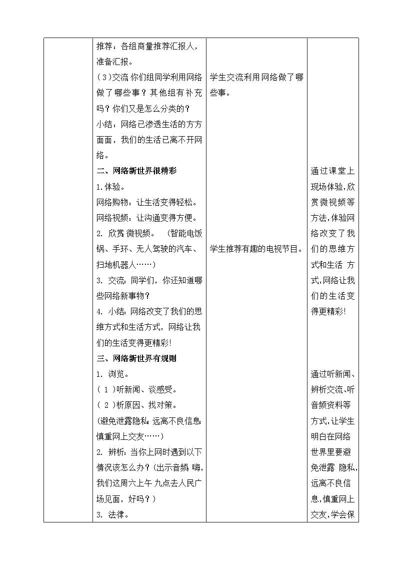 部编版道德与法治四年级上册  第八课 网络新世界（教学课件+同步教案）03