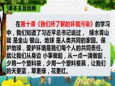 部编版道德与法治四年级上册  第四单元 让生活多一些绿色（复习课件）