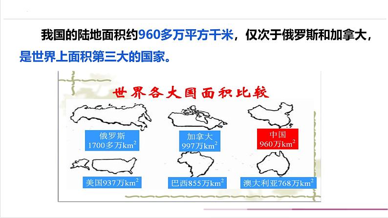 【核心素养目标】五上道法  6.1 我们神圣的国土 第一课时 （课件+教案）08